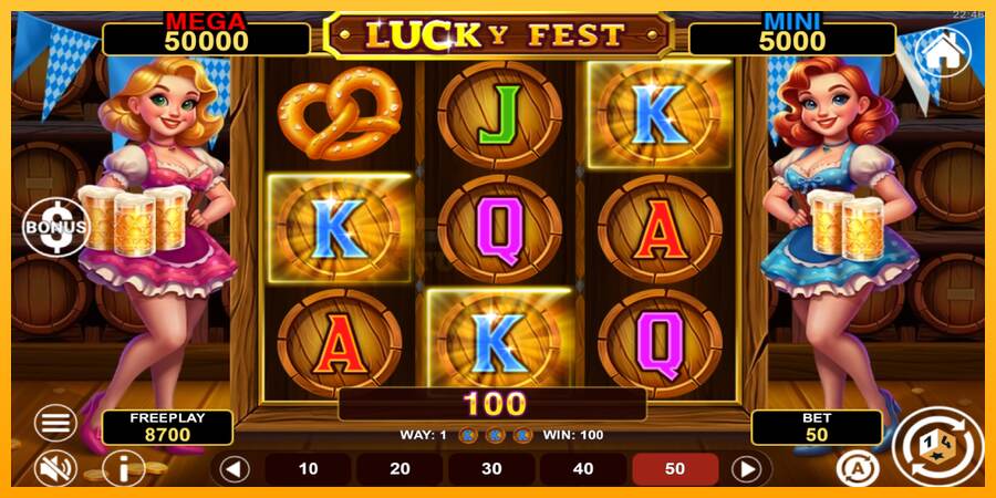 Lucky Fest Hold & Win mesin permainan untuk uang, gambar 3