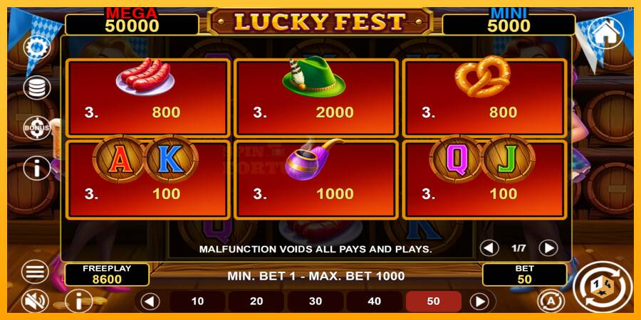 Lucky Fest Hold & Win mesin permainan untuk uang, gambar 5