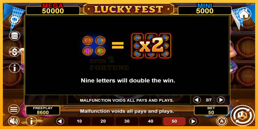 Lucky Fest Hold & Win mesin permainan untuk uang, gambar 6