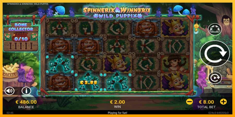 Spinnerix & Winnerix: Wild Puppix mesin permainan untuk uang, gambar 3