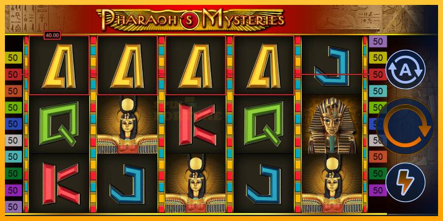 Pharaohs Mysteries mesin permainan untuk uang, gambar 4