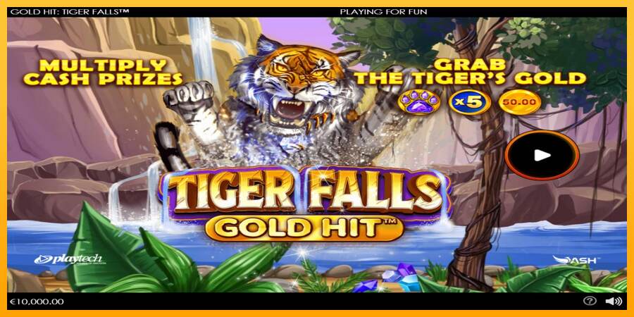 Gold Hit: Tiger Falls mesin permainan untuk uang, gambar 1