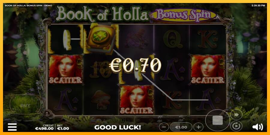 Book of Holla: Bonus Spin mesin permainan untuk uang, gambar 3