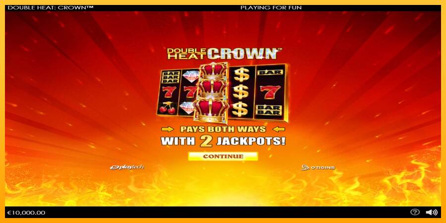 Double Heat: Crown mesin permainan untuk uang, gambar 1