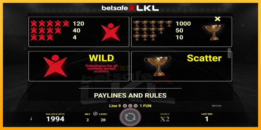 Betsafe LKL mesin permainan untuk uang, gambar 4