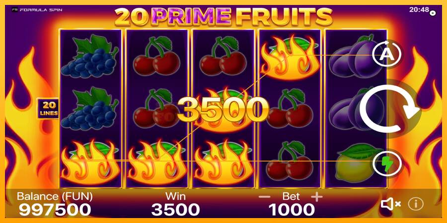 20 Prime Fruits mesin permainan untuk uang, gambar 2