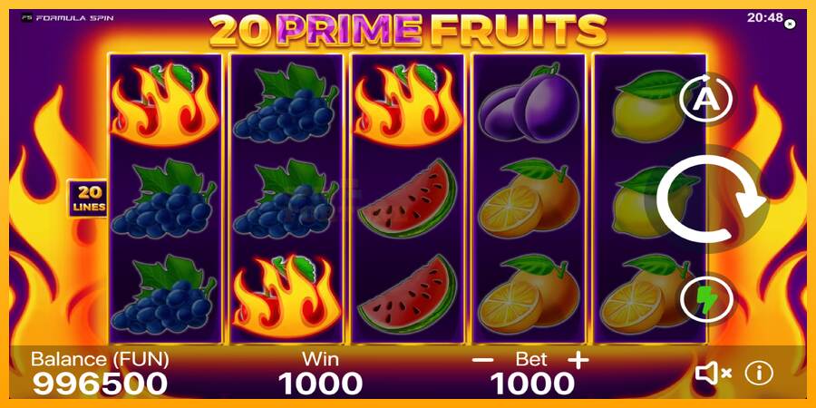 20 Prime Fruits mesin permainan untuk uang, gambar 3