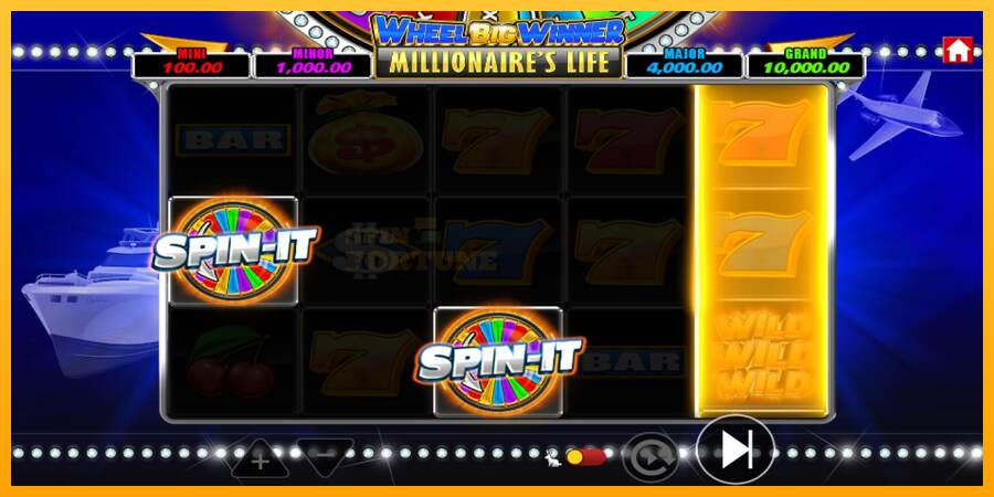 Wheel Big Winner Millionaires Life mesin permainan untuk uang, gambar 3