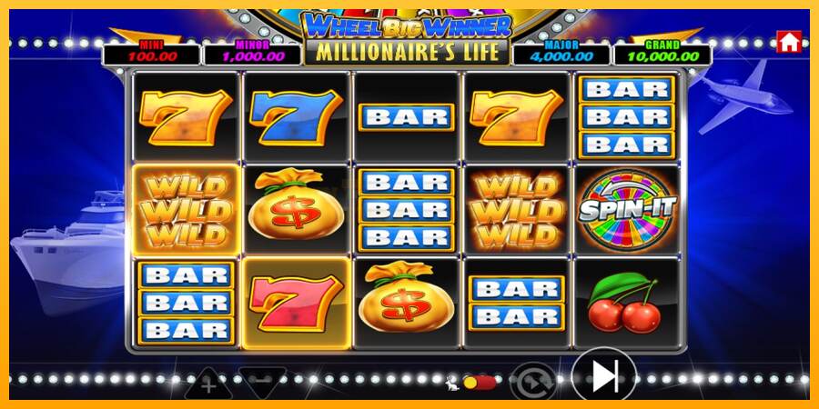 Wheel Big Winner Millionaires Life mesin permainan untuk uang, gambar 5