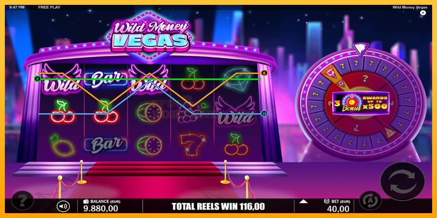 Wild Money Vegas mesin permainan untuk uang, gambar 3