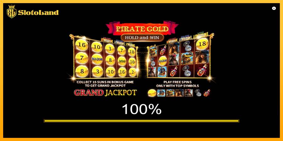 Pirate Gold Hold and Win mesin permainan untuk uang, gambar 1