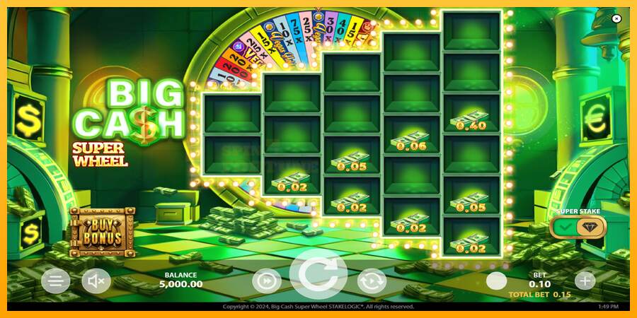 Big Cash Super Wheel mesin permainan untuk uang, gambar 2