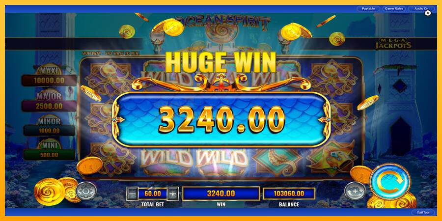 Ocean Spirit MegaJackpots mesin permainan untuk uang, gambar 4