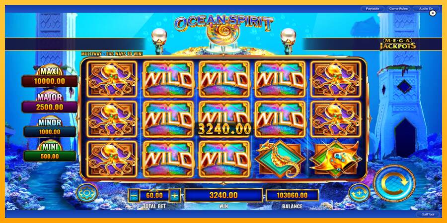 Ocean Spirit MegaJackpots mesin permainan untuk uang, gambar 5