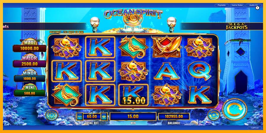 Ocean Spirit MegaJackpots mesin permainan untuk uang, gambar 6