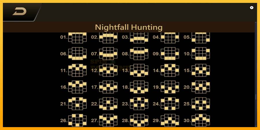 Nightfall Hunting mesin permainan untuk uang, gambar 7