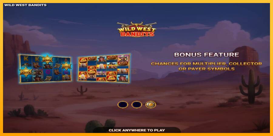 Wild West Bandits mesin permainan untuk uang, gambar 1