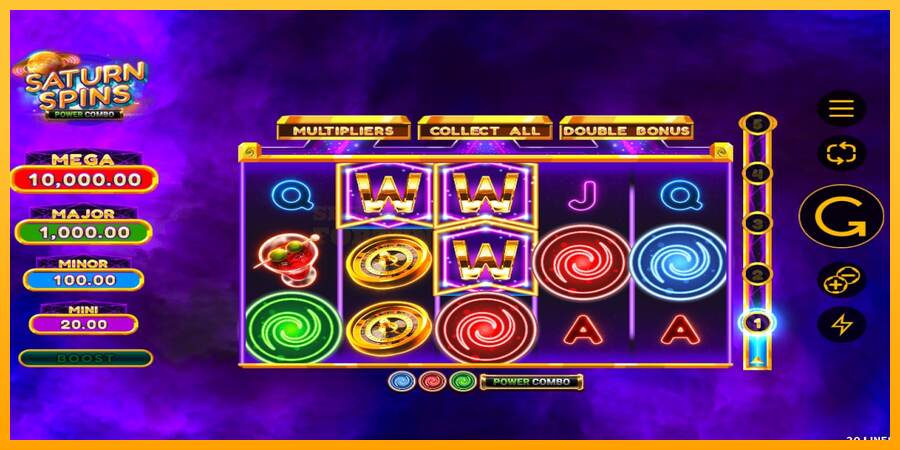 Saturn Spins Power Combo mesin permainan untuk uang, gambar 1