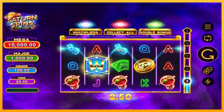 Saturn Spins Power Combo mesin permainan untuk uang, gambar 2