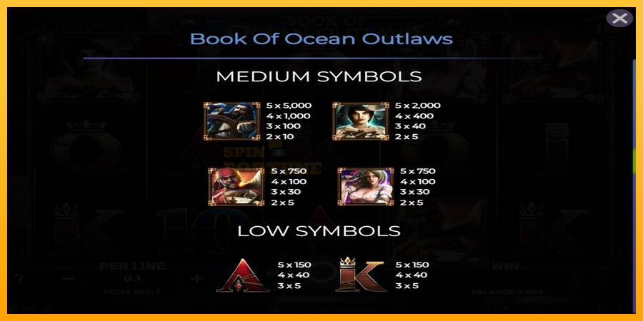 Book of Ocean Outlaws mesin permainan untuk uang, gambar 6