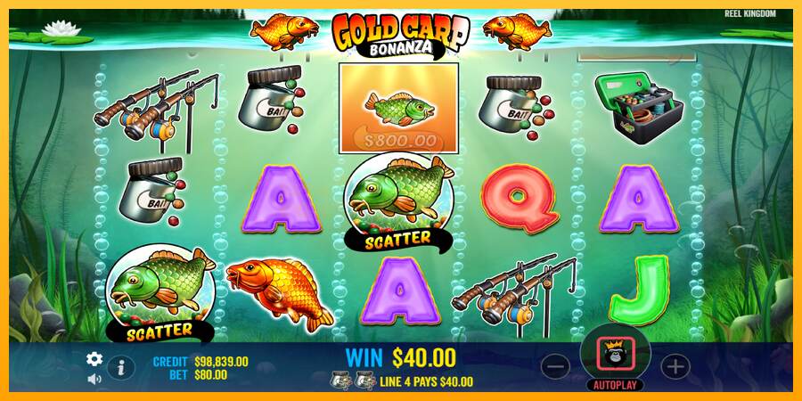 Gold Carp Bonanza mesin permainan untuk uang, gambar 3