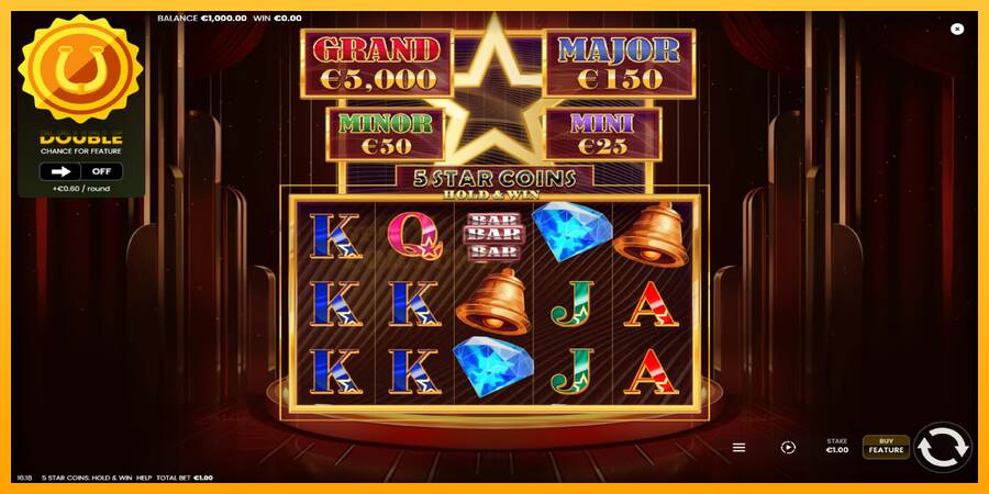 5 Star Coins: Hold & Win mesin permainan untuk uang, gambar 2