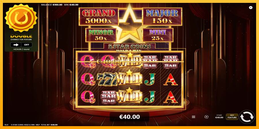 5 Star Coins: Hold & Win mesin permainan untuk uang, gambar 4