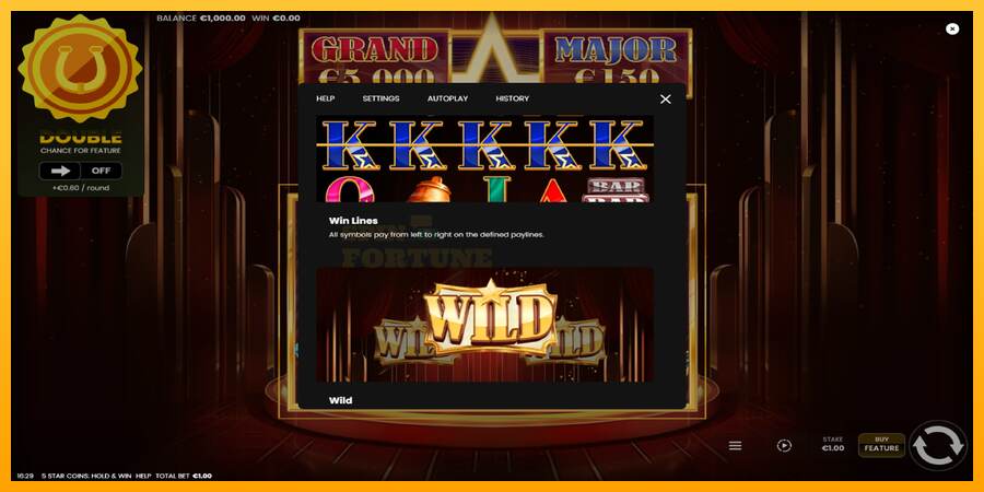 5 Star Coins: Hold & Win mesin permainan untuk uang, gambar 6