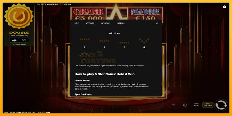 5 Star Coins: Hold & Win mesin permainan untuk uang, gambar 7