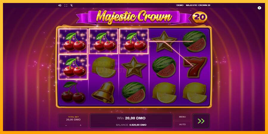 Majestic Crown 20 mesin permainan untuk uang, gambar 2