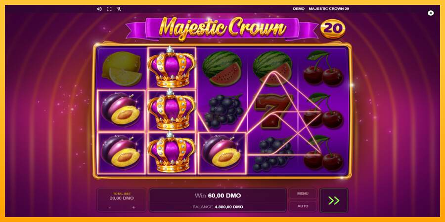 Majestic Crown 20 mesin permainan untuk uang, gambar 3