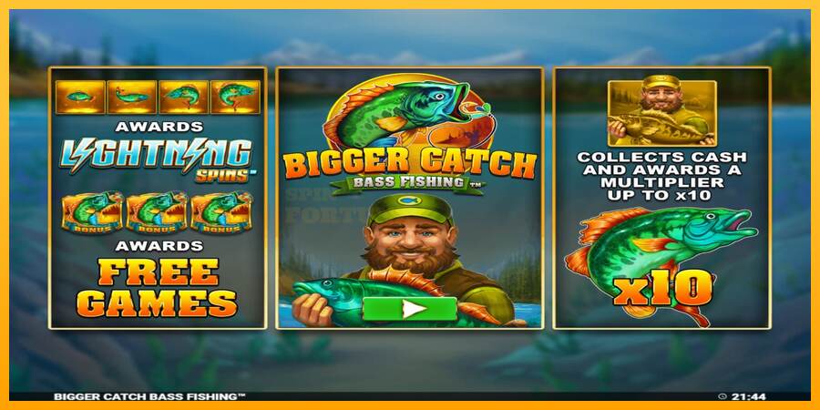 Bigger Catch Bass Fishing mesin permainan untuk uang, gambar 1