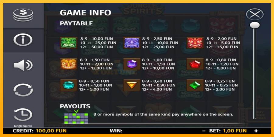 Jungle Spirits mesin permainan untuk uang, gambar 4