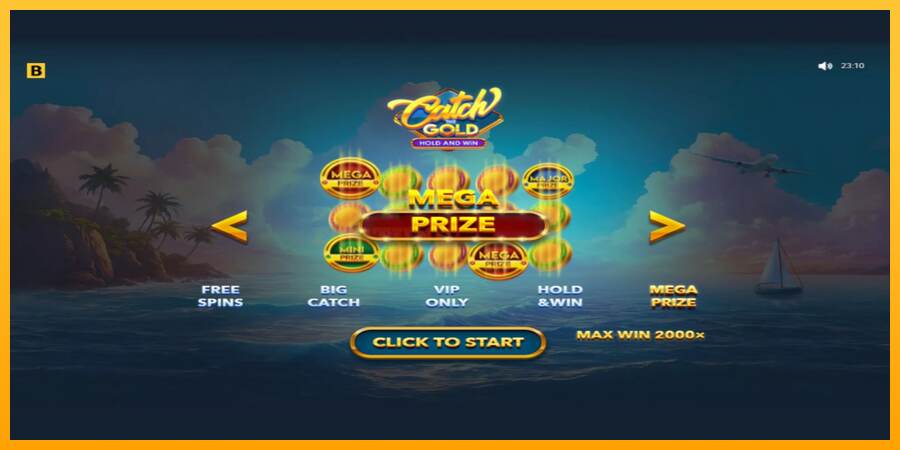 Catch The Gold Hold and Win mesin permainan untuk uang, gambar 1