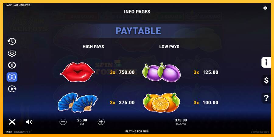 Jazz Jam Jackpots mesin permainan untuk uang, gambar 6