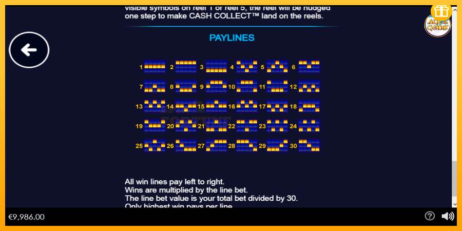 Age of the Gods Cash Collect mesin permainan untuk uang, gambar 7