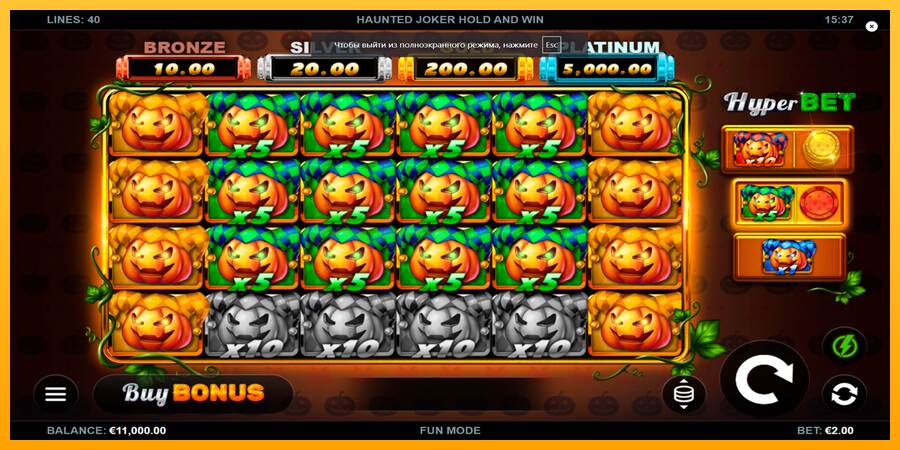 Haunted Joker Hold and Win mesin permainan untuk uang, gambar 1