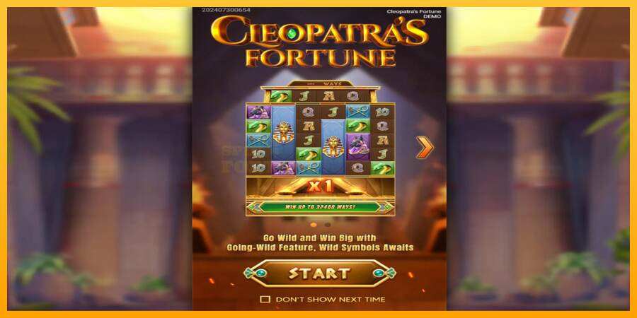 Cleopatras Fortune mesin permainan untuk uang, gambar 1