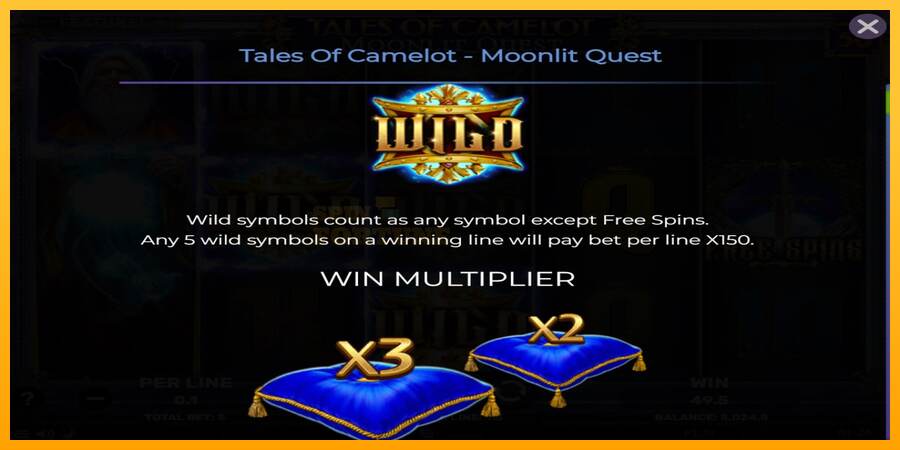 Tales of Camelot - Moonlit Quest mesin permainan untuk uang, gambar 4