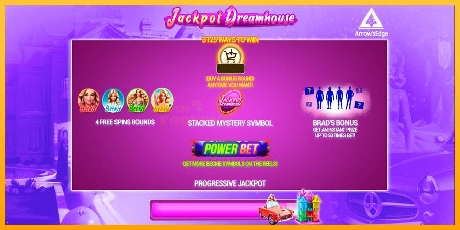 Jackpot Dreamhouse mesin permainan untuk uang, gambar 1