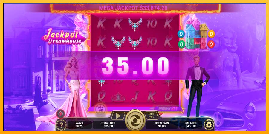 Jackpot Dreamhouse mesin permainan untuk uang, gambar 3