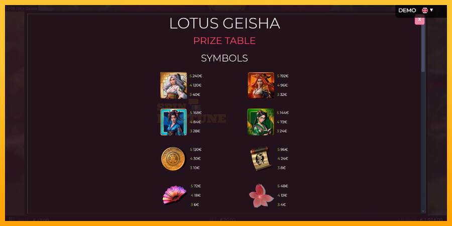 Lotus Geisha mesin permainan untuk uang, gambar 5