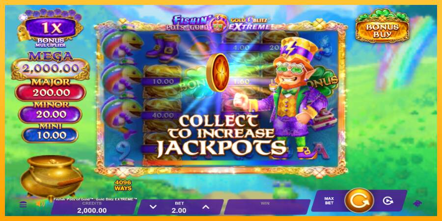 Fishin Pots of Gold: Gold Blitz Extreme mesin permainan untuk uang, gambar 2