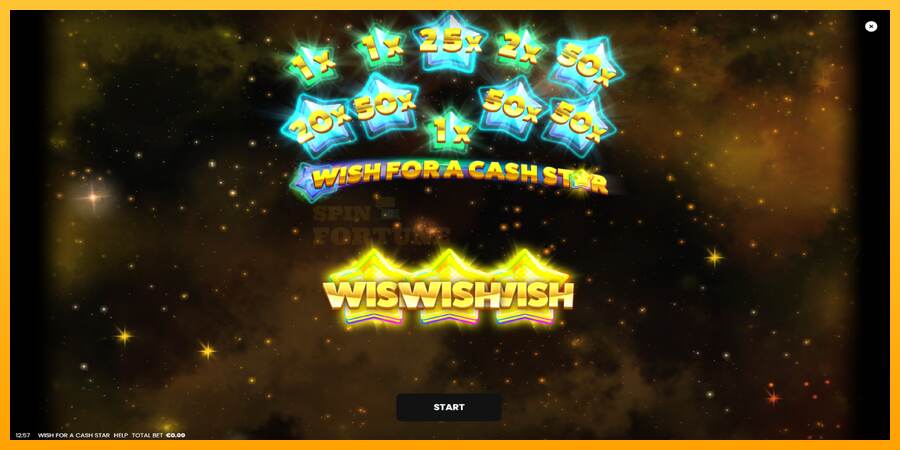 Wish for a Cash Star mesin permainan untuk uang, gambar 1