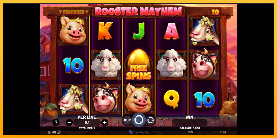 Rooster Mayhem mesin permainan untuk uang, gambar 2