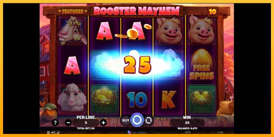 Rooster Mayhem mesin permainan untuk uang, gambar 3