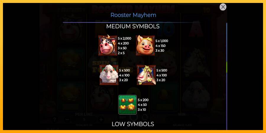 Rooster Mayhem mesin permainan untuk uang, gambar 6