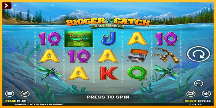 Bigger Catch Bass Fishing Rapid Fire Jackpots mesin permainan untuk uang, gambar 2