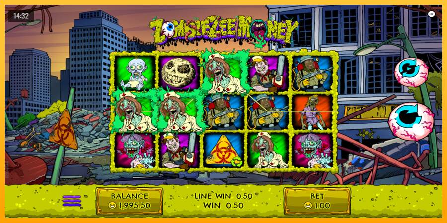 Zombiezee Money mesin permainan untuk uang, gambar 2