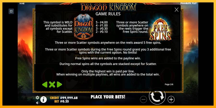 Dragon Kingdom mesin permainan untuk uang, gambar 5